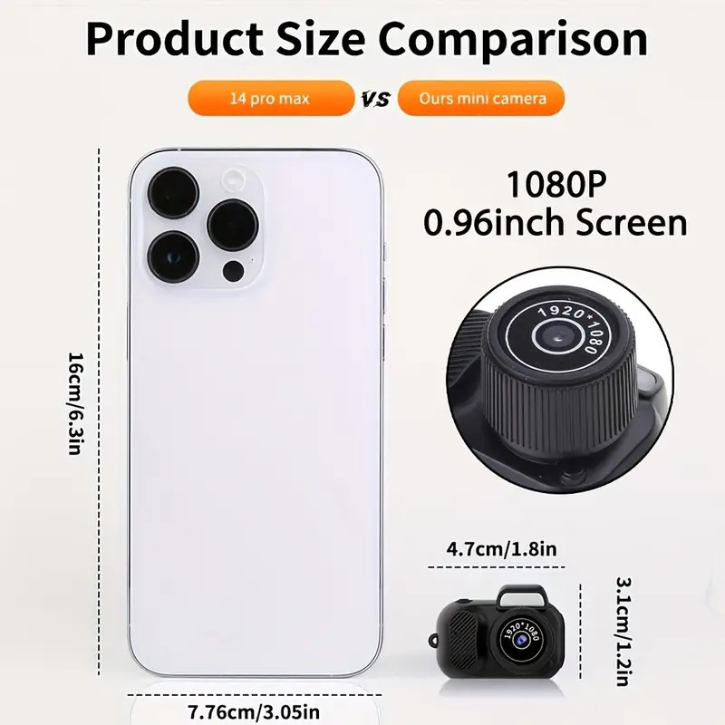 Key Chain Mini Camera -Micro Video Camera With 32GB SD Card & Card Reader, Mini DV DVR Camcorder 1080P, Pocket Wearable, Small Video Camera, For Students Kids - Image 6