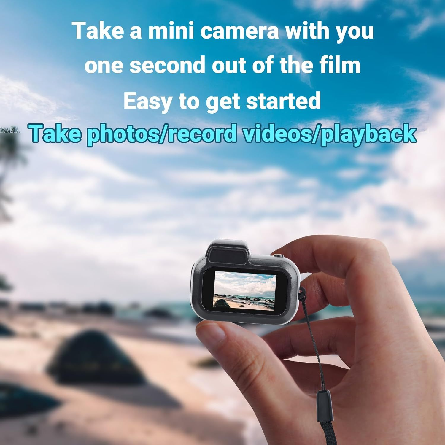 Key Chain Mini Camera -Micro Video Camera With 32GB SD Card & Card Reader, Mini DV DVR Camcorder 1080P, Pocket Wearable, Small Video Camera, For Students Kids - Image 5