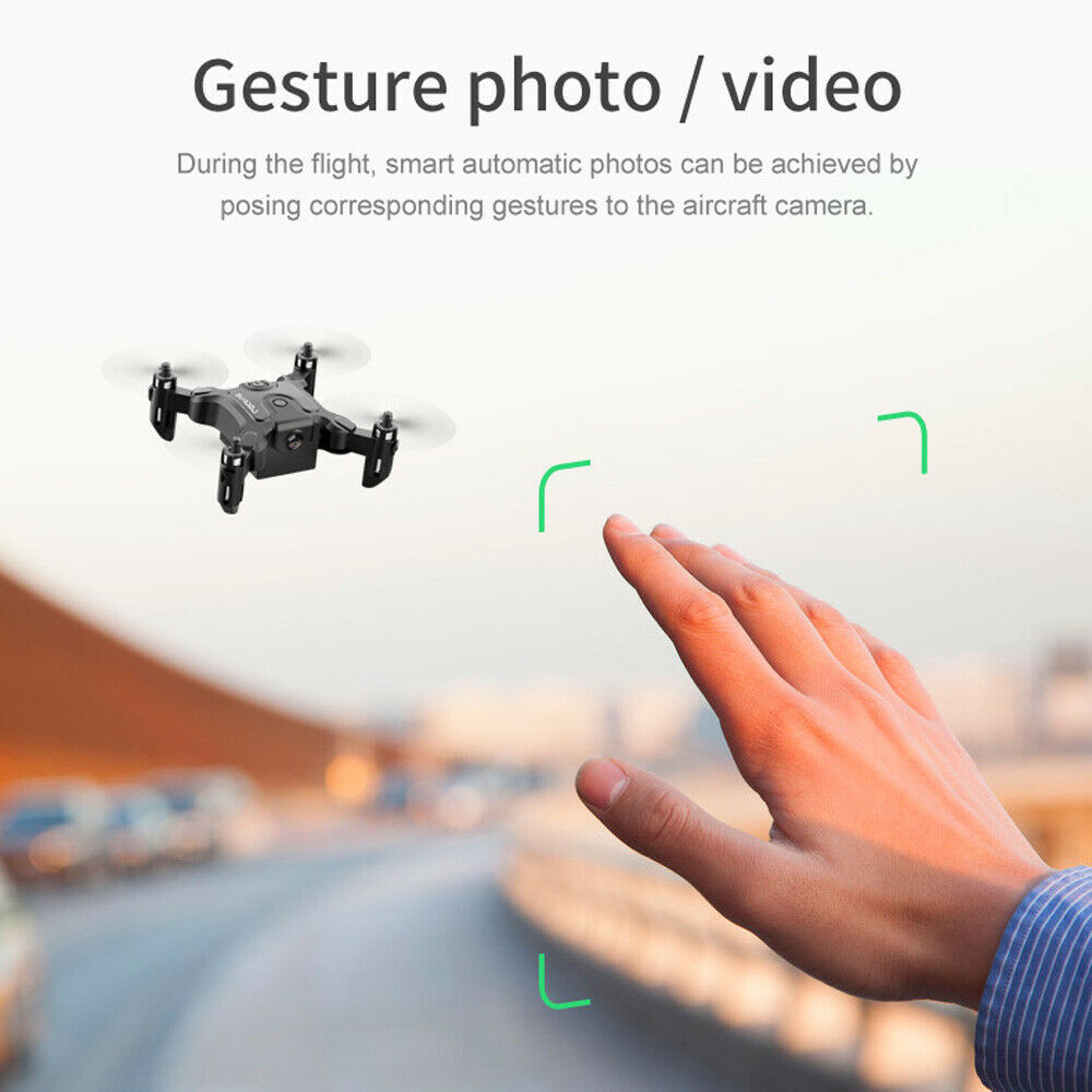 AU V2 Mini Drone Selfie WIFI FPV With HD Camera Foldable Arm RC Quadcopter Toy. - Image 5