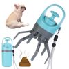 Portable Lightweight Dog Pooper Scooper With Built-in Poop Bag Dispenser Eight-claw Shovel For Pet Toilet Picker Pet Products