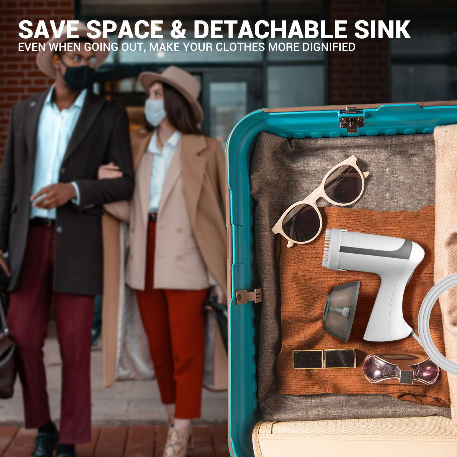 Clothes Steamer Compact And Efficient Suitable For Travel And Home Use For Clothes Cleaning And Ironing - Image 7