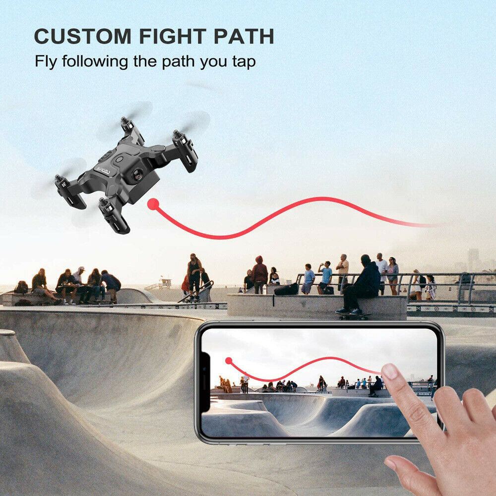 AU V2 Mini Drone Selfie WIFI FPV With HD Camera Foldable Arm RC Quadcopter Toy. - Image 4