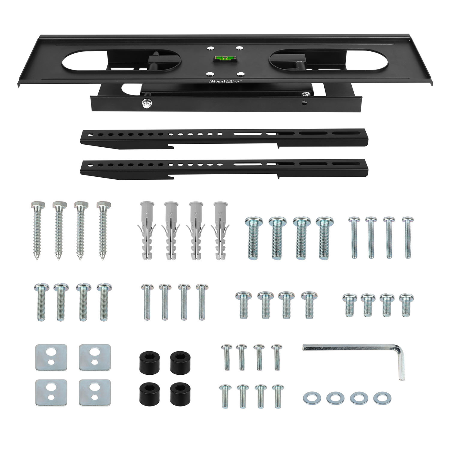 1Pc Full Motion TV Wall Mount Swivel Tilt TV Wall Rack Support 37in To 70in TV Wall Mount Max VESA Up To 600x400mm Holds Up To 99LBS - Image 8