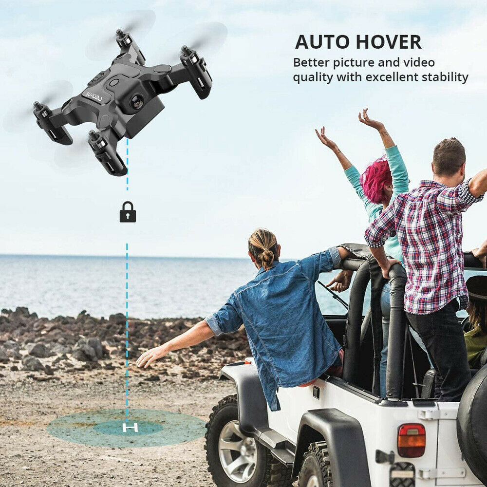 AU V2 Mini Drone Selfie WIFI FPV With HD Camera Foldable Arm RC Quadcopter Toy. - Image 9