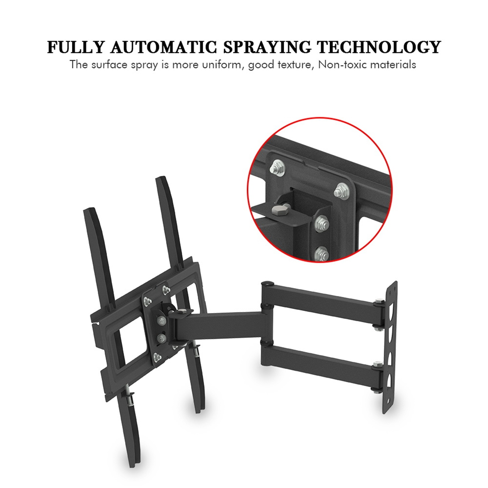32-65 Inch Single Pendulum Small Base TV Stand TMXD-103 Load Bearing 35KG - Image 3