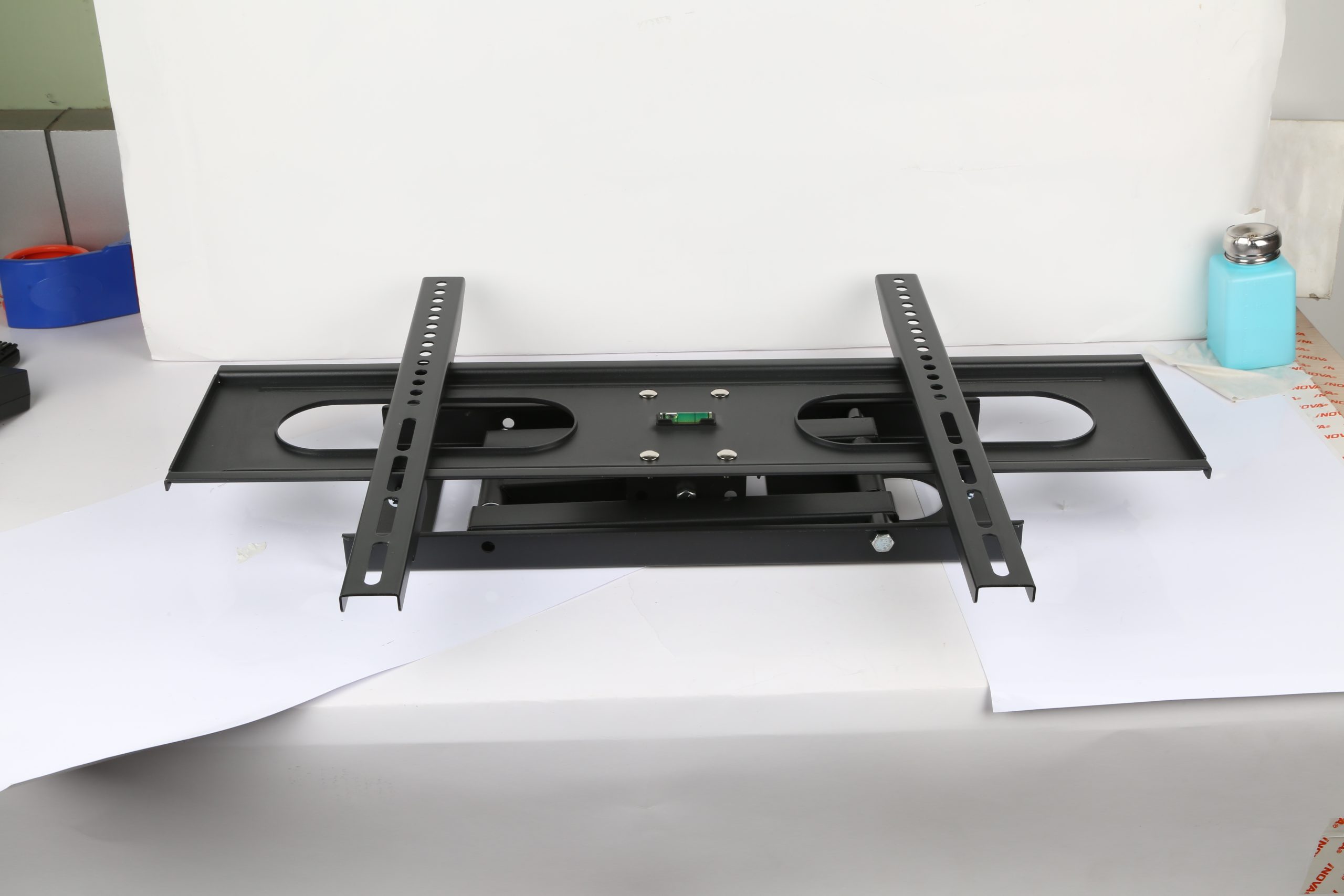 1Pc Full Motion TV Wall Mount Swivel Tilt TV Wall Rack Support 37in To 70in TV Wall Mount Max VESA Up To 600x400mm Holds Up To 99LBS - Image 10