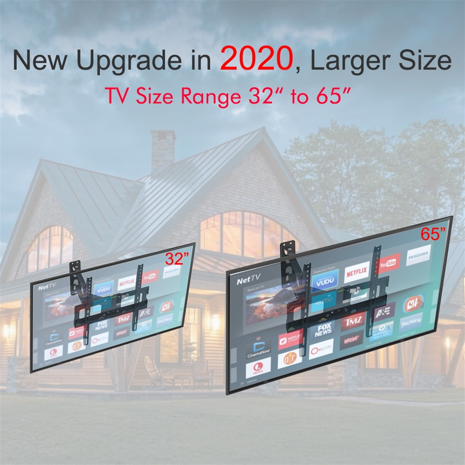 32-65 Inch Single Pendulum Small Base TV Stand TMXD-103 Load Bearing 35KG - Image 6