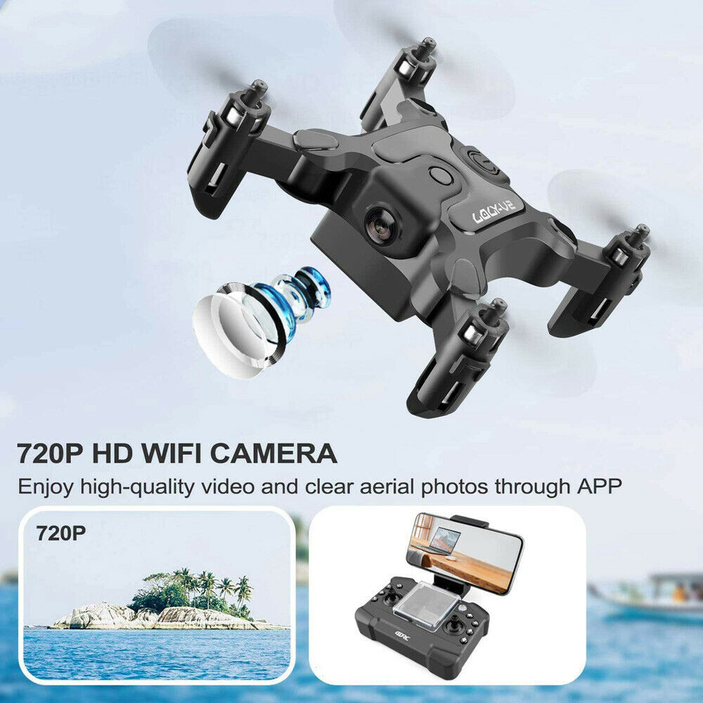 AU V2 Mini Drone Selfie WIFI FPV With HD Camera Foldable Arm RC Quadcopter Toy. - Image 6