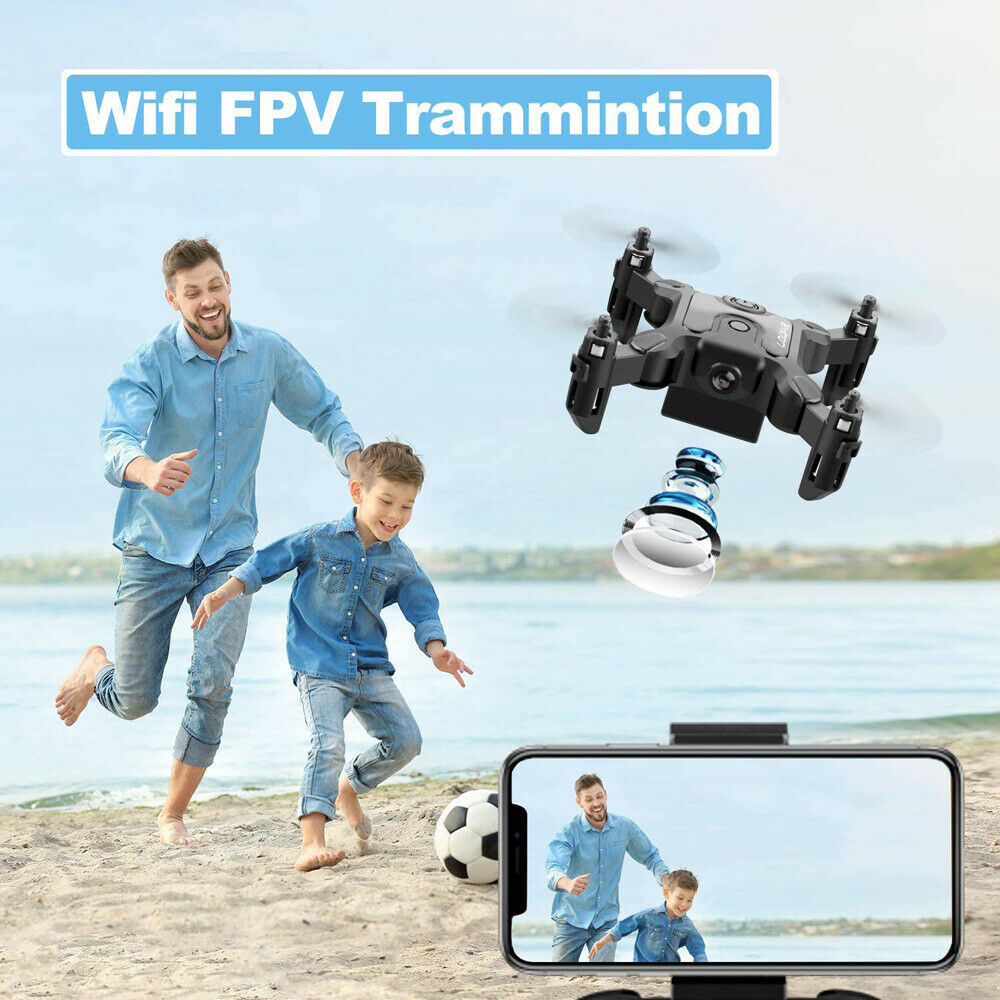 AU V2 Mini Drone Selfie WIFI FPV With HD Camera Foldable Arm RC Quadcopter Toy. - Image 3